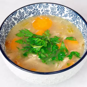 Thai wok soup with chicken